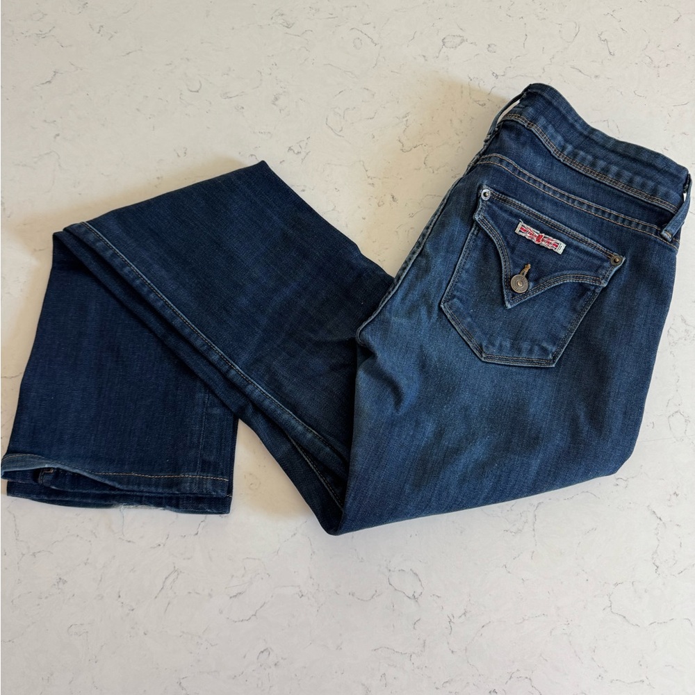 Hudson Jeans Blue Straight Leg Denim